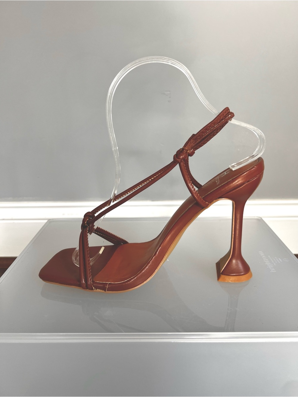 H by Halston Picasso Strappy Stiletto Sandals - Picture 3 of 11